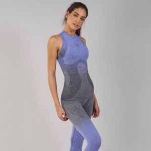 Gymshark ombré purple gray seamless set MEDIUM